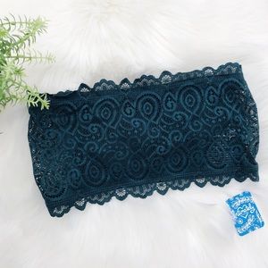 NWT Free People Lace and Reversible Bandeau